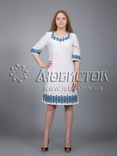 Вишита сукня хрестиком ЖПВ 22-2