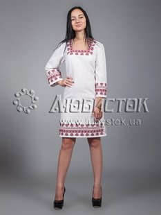 Вишита сукня хрестиком ЖПВ 23-1