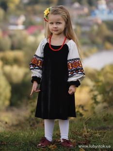 Вишите плаття для дівчинки D-095-01-d